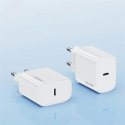 USAMS Ład. siec. 1xUSB-C T65 PD20W PD Fast Charging US-CC226 + kabel USB-C/Lightning US-SJ712 30W biały/white Yi Series OYXLTZ02