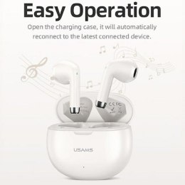 USAMS Słuchawki Bluetooth 5.3 TWS Rhymbo Series bezprzewodowe beżowy/beige BHUYO02 (US-YO17)