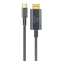 AWEI kabel CL-212T USB-C na HDMI 4K 30Hz czarny/black