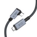 TECH-PROTECT ULTRABOOST MAX "L" USB 4.0 8K 40GBPS TYPE-C CABLE PD240W 150CM GREY