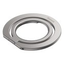 Baseus magnetyczny uchwyt Halo Series Foldable Metal Ring Stand(Single-ring)srebrny