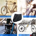 Pokrowiec na rower/skuter/motor plandeka futerał rowerowy ochronny wodoodporny zima/lato z etui Alogy Czarny XL