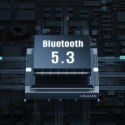 USAMS Słuchawki Bluetooth 5.3 TWS Rhymbo Series bezprzewodowe niebieski/blue BHUYO03 (US-YO17)