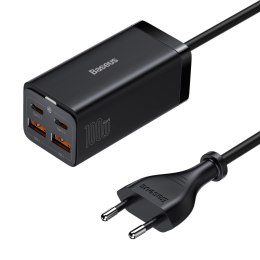 Baseus ładowarka sieciowa GaN3 Pro 100W 2x USB-C 2x USB czarna