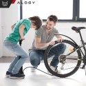 Pompka rowerowa Alogy Bike Pump 160psi z manometrem z uchwytem ręczna Czarna