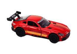 Auto Sportowe Samochód 1:32 Figurka Czerwona Spojler Metal