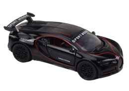 Auto Sportowe Samochód 1:32 Figurka Spojler Metal Czarne Dźwięki