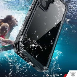 Etui do Samsung Galaxy A55 5G Pancerne wodoodporne IP68 360 Armor Case wbudowana szybka Alogy czarne