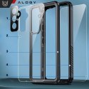 Etui do Samsung Galaxy A55 5G Pancerne wodoodporne IP68 360 Armor Case wbudowana szybka Alogy czarne