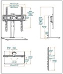 Stojak - stopa uniwersalna pod TV 32"-55"