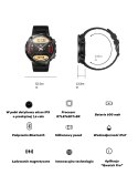 SMARTWATCH MĘSKI GRAVITY GT21-7 - BLUETOOTH CALL, DODATKOWY PASEK (sg025g)