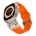 TECH-PROTECT DELTA PRO APPLE WATCH 4 / 5 / 6 / 7 / 8 / 9 / SE / ULTRA 1 / 2 (42 / 44 / 45 / 49 MM) ORANGE/TITANIUM