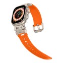 TECH-PROTECT DELTA PRO APPLE WATCH 4 / 5 / 6 / 7 / 8 / 9 / SE / ULTRA 1 / 2 (42 / 44 / 45 / 49 MM) ORANGE/TITANIUM