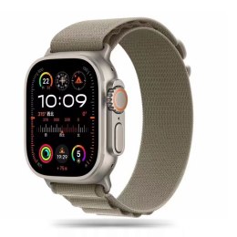 TECH-PROTECT NYLON PRO APPLE WATCH 4 / 5 / 6 / 7 / 8 / 9 / SE / ULTRA 1 / 2 (42 / 44 / 45 / 49 MM) TITANIUM/OLIVE