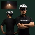 Koszulka rowerowa Rockbros 15120002003 z krótkim rękawem L - czarna