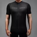 Koszulka rowerowa Rockbros 15120002003 z krótkim rękawem L - czarna