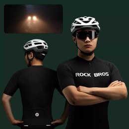 Koszulka rowerowa Rockbros 15120002007 z krótkim rękawem XXXXL - czarna