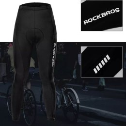 Spodnie kolarskie Rockbros RK20042XL oddychające z wkładką XXL - czarne