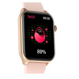Riversong smartwatch Motive 9E różowo-złoty SW905 AMOLED