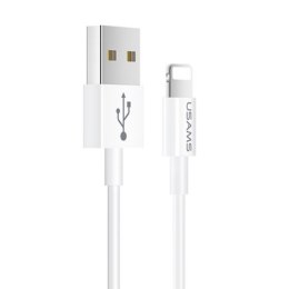 USAMS Kabel U23 Lightning 2A Fast Charge 1m biały/white SJ283USB01 (US-SJ283)