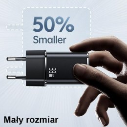 USAMS Ład. siec. 1xUSB-C+1xUSB T43 33W (only head) PD3.0 +QC3.0 Fast Charging czarny/black CC144TC01 (US-CC144)