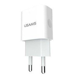 USAMS Ład. siec. 2xUSB 2,4A micro USB biały/white MICCUJT01 J-TU Series