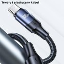 USAMS Ład. siec. 2xUSB-C+2xUSB T44 100W PD3.0 +QC3.0 Fast Charging + kabel U71 USB-C na USB-C czarny/black UCTZ01