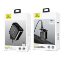 USAMS Ład. siec. USB+USB-C T23 18W 3,2A (only head) QC3.0+PD3.0 Fast Charging czarny/black CC85TC01 (US-CC085)