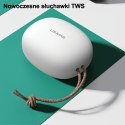 USAMS Słuchawki Bluetooth 5.0 TWS ES series bezprzewodowe biały/white BHUES01