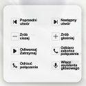 USAMS Słuchawki Bluetooth 5.0 TWS ES series bezprzewodowe biały/white BHUES01