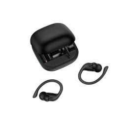 USAMS Słuchawki Bluetooth 5.0 TWS YI series bezprzewodowe czarny/black BHUYI01