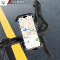 Uchwyt rowerowy do telefonu 4.7-6.8" na telefon kierownicę roweru na rower motocykl regulowany Alogy Sport czarny