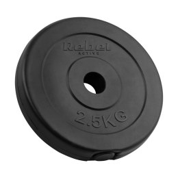 Zestaw obciążeń bitumicznych 4x2.5kg, otwór 31mm, talerz klasyczny, REBEL ACTIVE