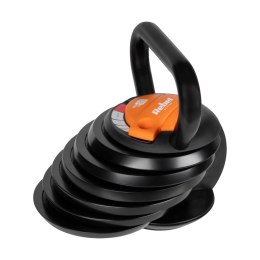 Kettlebell żeliwny automatyczny regulowany 18kg, REBEL ACTIVE