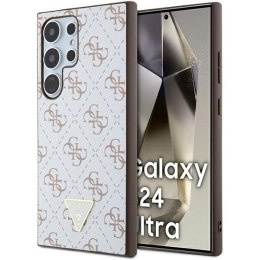 Guess nakładka do Samsung Galaxy S24 Ultra GUHCS24LPG4GPH biała HC PU 4G TRIANGLE