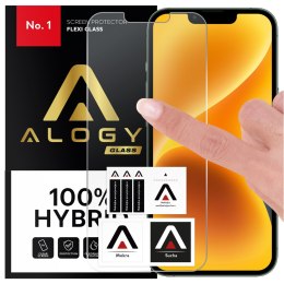 Szkło hybrydowe do Apple iPhone 13 Pro Max na ekran Alogy Flexi Glass 9H Case Friendly płaskie na ekran