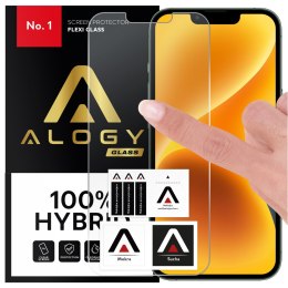 Szkło hybrydowe do Apple iPhone 13 Pro na ekran Alogy Flexi Glass 9H Case Friendly płaskie na ekran