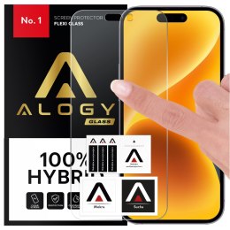 Szkło hybrydowe do Apple iPhone 14 Pro na ekran Alogy Flexi Glass 9H Case Friendly płaskie na ekran