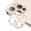 USAMS Camera Lens Glass iPhone 12 Pro Max metal złoty/gold BH707JTT03 (US-BH707)