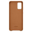 Etui Samsung EF-VG985LA S20+ G985 brązowy/brown Leather Cover
