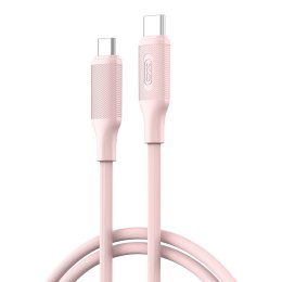 XO kabel NB-Q265B PD USB-C - USB-C 1,0m 60W różowy