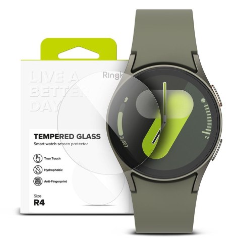 SZKŁO HARTOWANE RINGKE TEMPERED GLASS 4-PACK GALAXY WATCH 4 / 5 / 6 / 7 / FE (40 MM) CLEAR