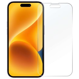 Szkło hybrydowe do Apple iPhone 15 Plus na cały ekran Alogy Flexi Full Glass 9H szkiełko ochronne Nietłukące