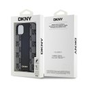 DKNY DKHMN61PCPVSLK iPhone 11 / Xr 6.1" czarny/black hardcase Leather Checkered Mono Pattern MagSafe