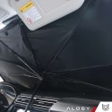 Samochodowy parasol przeciwsłoneczny do samochodu auta osłona szyby przeciwsłoneczna UV Alogy Car L 135x79cm czarny
