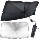 Samochodowy parasol przeciwsłoneczny do samochodu auta osłona szyby przeciwsłoneczna UV Alogy Car L 135x79cm czarny