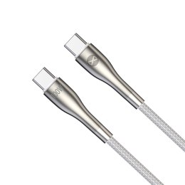 Forever kabel Sleek USB-C - USB-C 1,0 m 100W biały