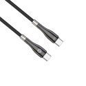 Forever kabel Sleek USB-C - USB-C 2,0 m 60W czarny