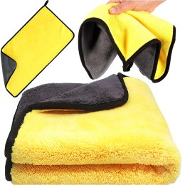 Ręcznik samochodowy dwustronny 30x60 cm welurowy Mikrofibra do mycia osuszania samochodu auta ścierka Alogy Car Detailing