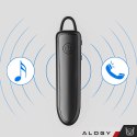 Słuchawka bezprzewodowa do rozmów Bluetooth 5.1 zestaw słuchawkowy do samochodu auta Alogy Czarna